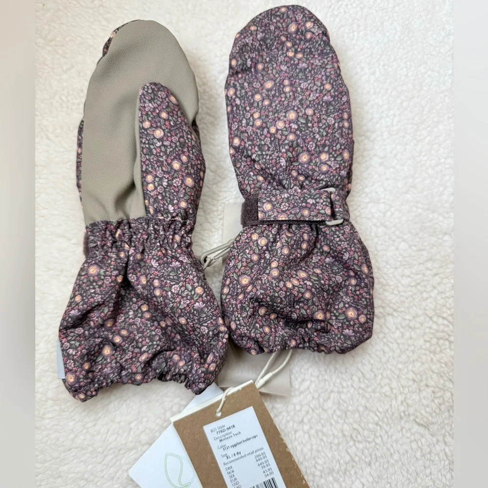 Kid’s wheat MITTENS TECH snow gloves